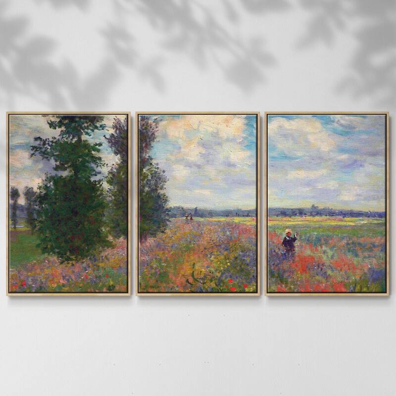 Monet - Multi Piece Framed Canvas