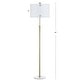 preview thumbnail 8 of 27, June 65" Adjustable Metal/Marble LED Floor Lamp by JONATHAN Y - 57-65" H x 15" W x 15" D