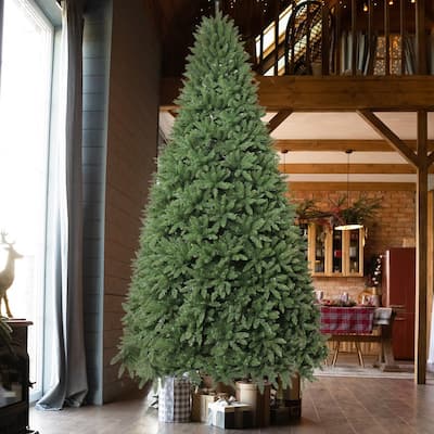 12 Ft PVC Material Green Automatic Christmas Tree with 7794 Tips