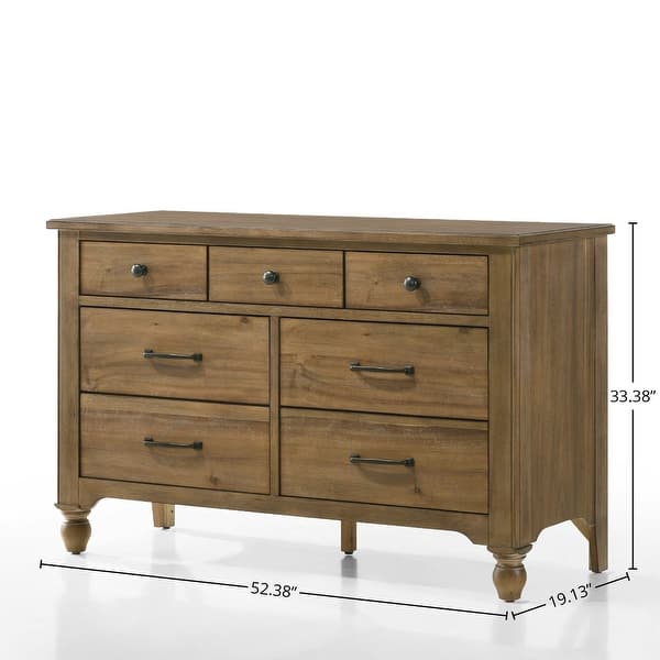 Highland 7-Drawer Dresser, Sand Dune
