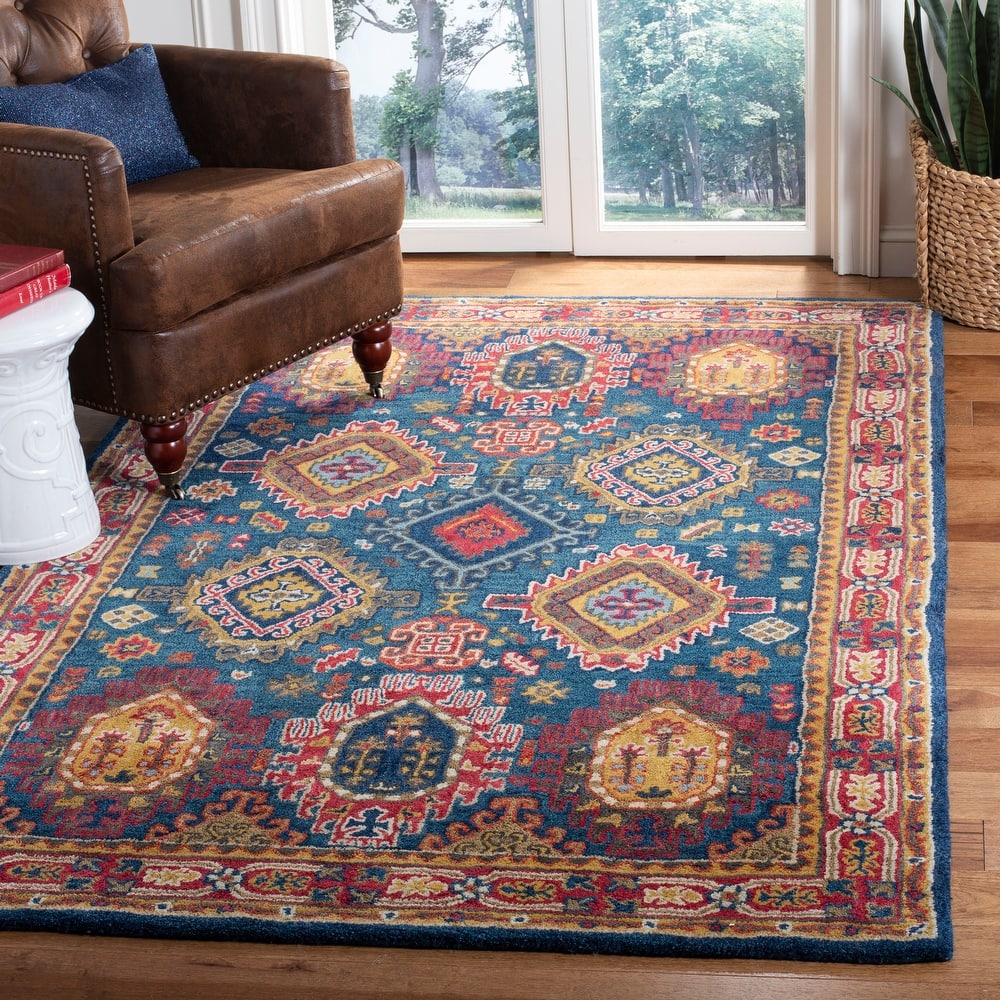 SAFAVIEH Handmade Heritage Charleston Traditional Oriental Wool Rug