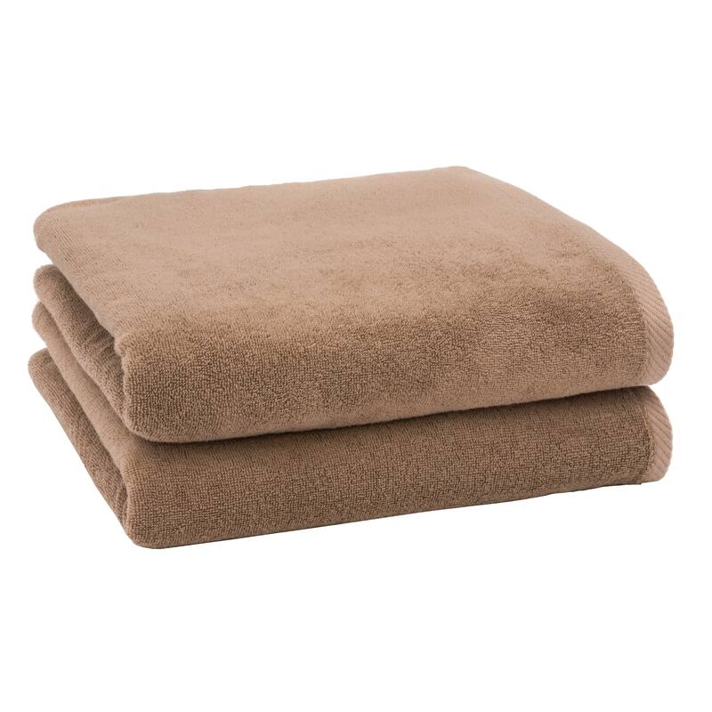 Authentic Hotel and Spa 100% Turkish Cotton Ediree Bath Towels - Set of 2