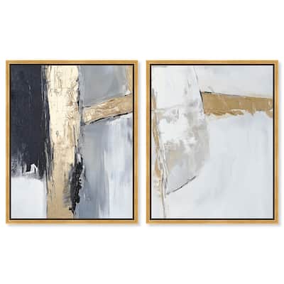 Cracks of Creation II Canvas Set of 2 by Art Remedy