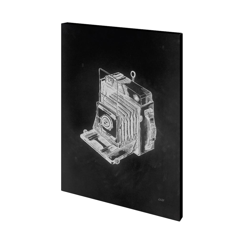 Pacemaker Black I Canvas Art Print