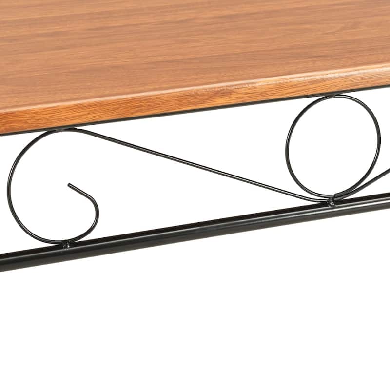 vidaXL Dining Table Brown 47.2"x27.6"x29.5" MDF