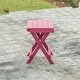 preview thumbnail 44 of 130, Riverstone Fully Assembled All-Weather Recycled HDPE Outdoor Folding Bistro table