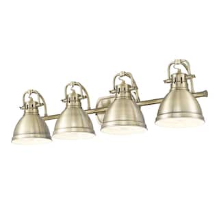 Yep by Golden Lighting Duncan 4-light Vanity in Pewter