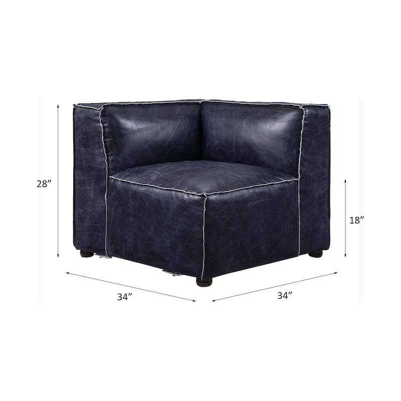ACME Birdie Modular Armless Wedge in Vintage Blue