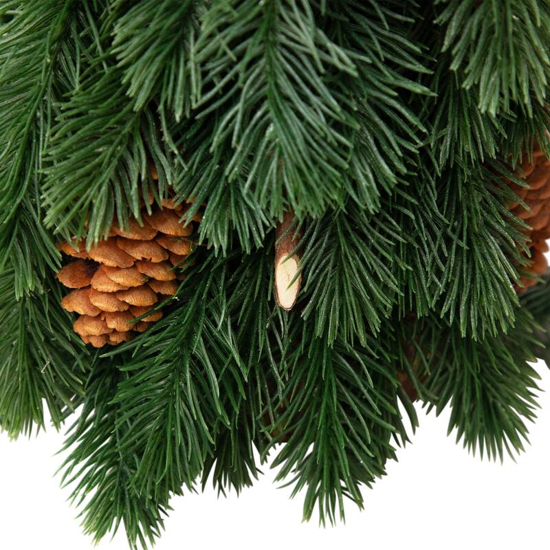 Frosted Gnome Tree Artificial Christmas Decoration - 14"