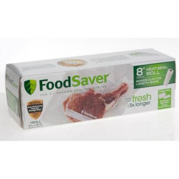 Foodsaver FSFSBF0516-000 Vacuum Sealer Bags, 8" x 20', Clear