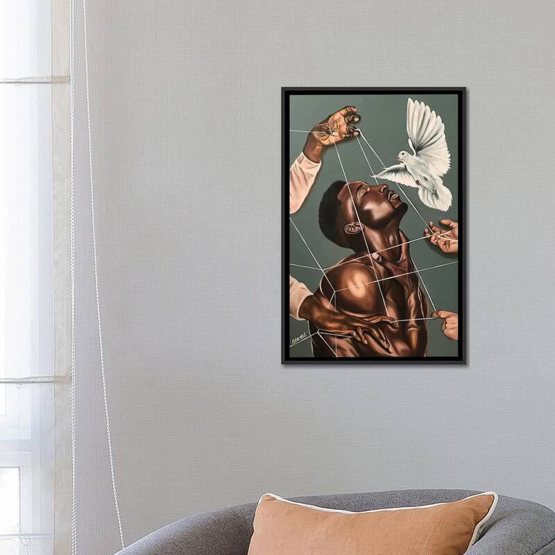 iCanvas "Spiritual Warfare" by Stina Aleah Framed Canvas Print