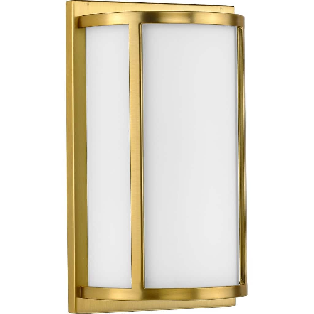 Parkhurst Collection Two-Light Brushed Bronze Etched Glass New Traditional Wall Sconce - 7.5 in x 4 in x 12 in