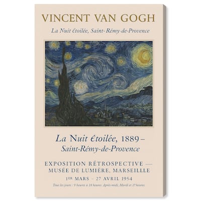 Starry Night Canvas by Art Remedy, Gallery Wrapped