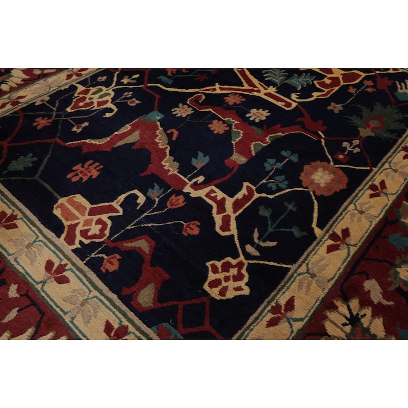 8'3''x10'3'' Hand Knotted Wool Navy Tibetan Crafts Pile Tufenkian Rug - 8' 3'' x 10' 3''