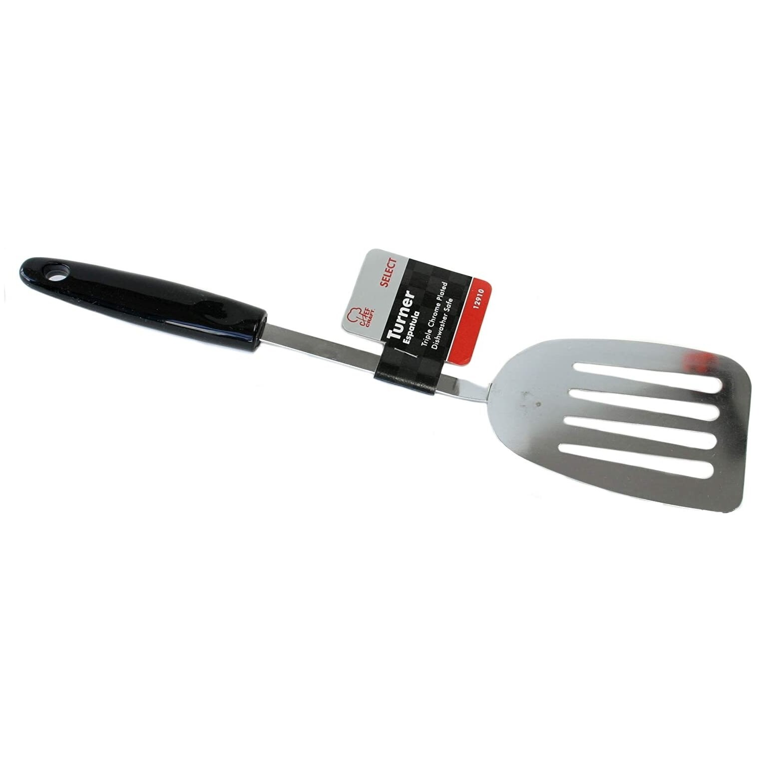 Chef Craft 8 Select Stainless Steel Slotted Wooden Handle Mini Cookie  Spatula Turner - Bed Bath & Beyond - 36494169