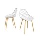 preview thumbnail 14 of 22, Kurv Mid-Century Modern 3-Piece Cafe Dining Set
