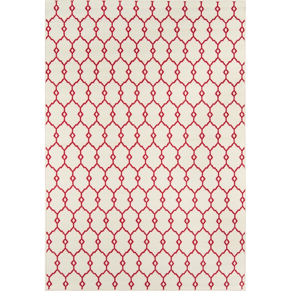 Momeni Baja Trellis Indoor Outdoor Rug.