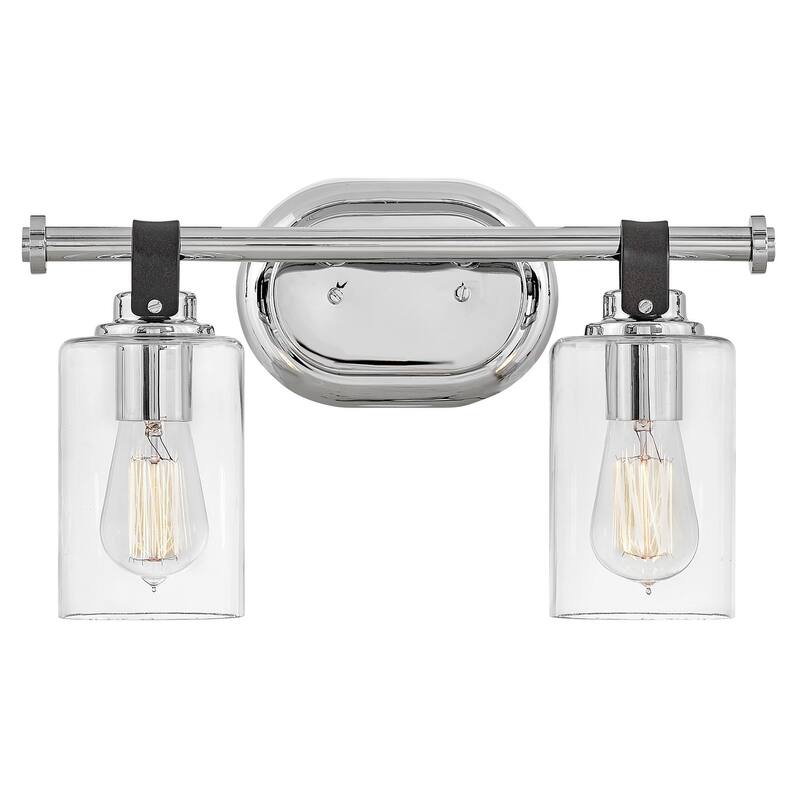 Hinkley Lighting Halstead 2 Light 16" Wide Bathroom Vanity Light with - Chrome