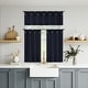 preview thumbnail 24 of 22, Archaeo Cotton Blend Button Tab Top Cafe Curtain Pair