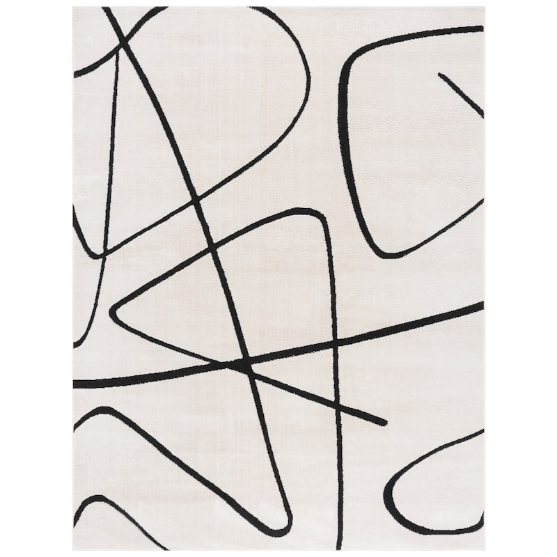 SAFAVIEH Melody Refika Modern Rug - 9' x 12' - Ivory/Black