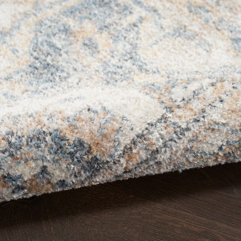 Nourison Astra Machine Washable Distressed Area Rug