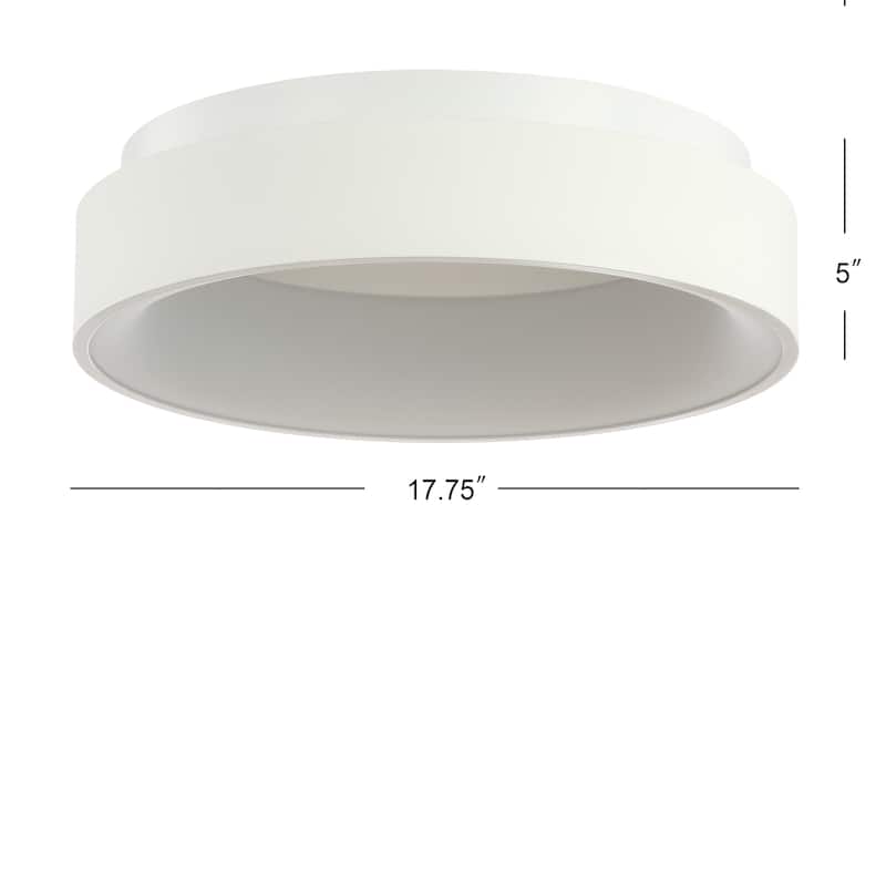 Rafael 17.7" LED Flush Mount Ceiling Light, by JONATHAN Y