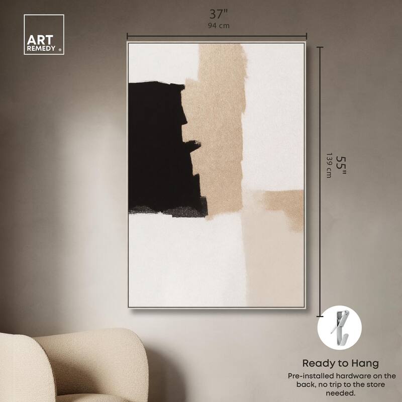 Earth and Ink IV Canvas by Art Remedy
