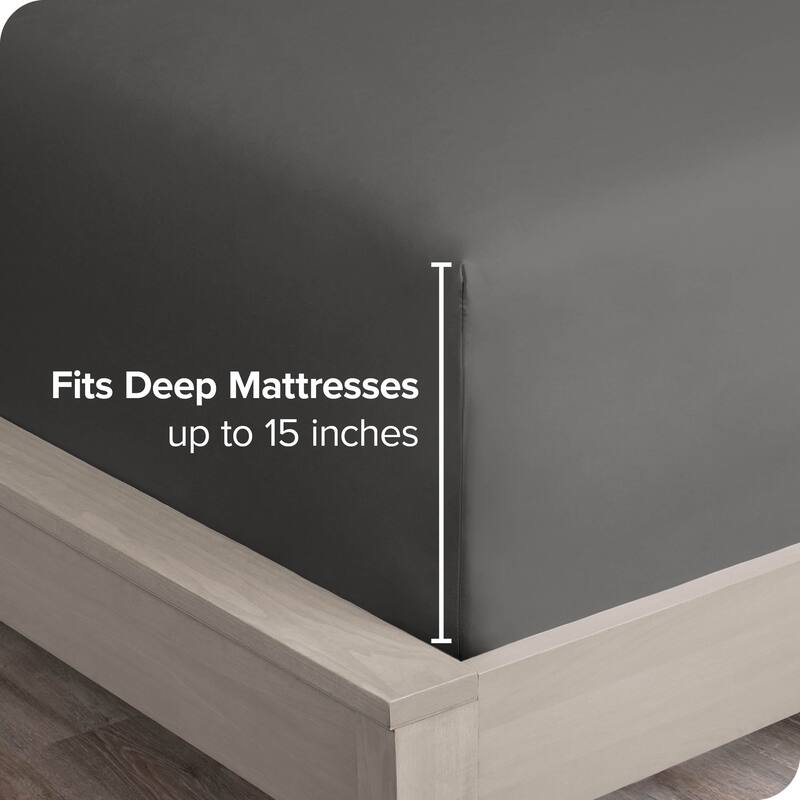 Bare Home 2-Pack Microfiber Fitted Bottom Sheets