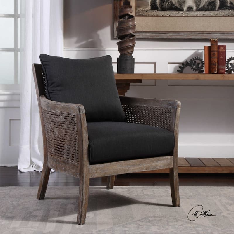 34" encore dark gray armchair