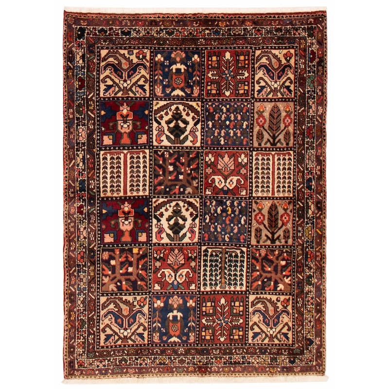 Kayseri Vintage Red Rug 4'8" x 6'7" - 4'8 x 6'7 - Red - 4'8 x 6'7