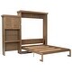 preview thumbnail 15 of 29, Queen Size Murphy Bed Folding Hideaway Wall Bed w/ Storage Shelves