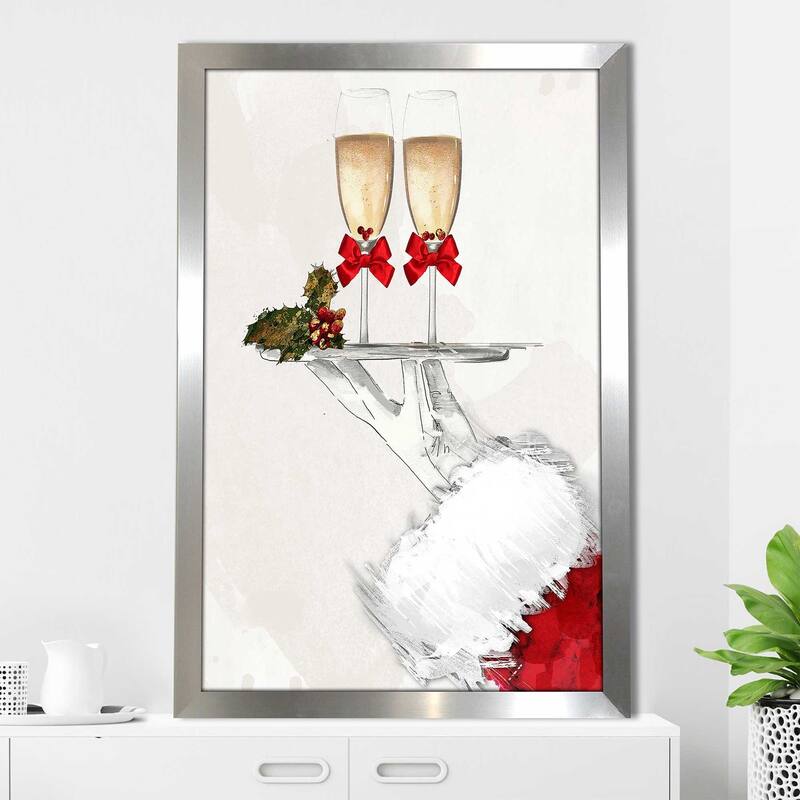 "Cheers Santa" by Jodi Print on Acrylic