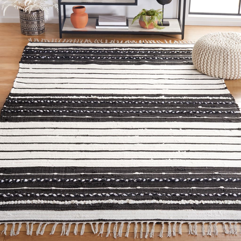SAFAVIEH Handmade Flatweave Striped Kilim Corie Cotton Rug