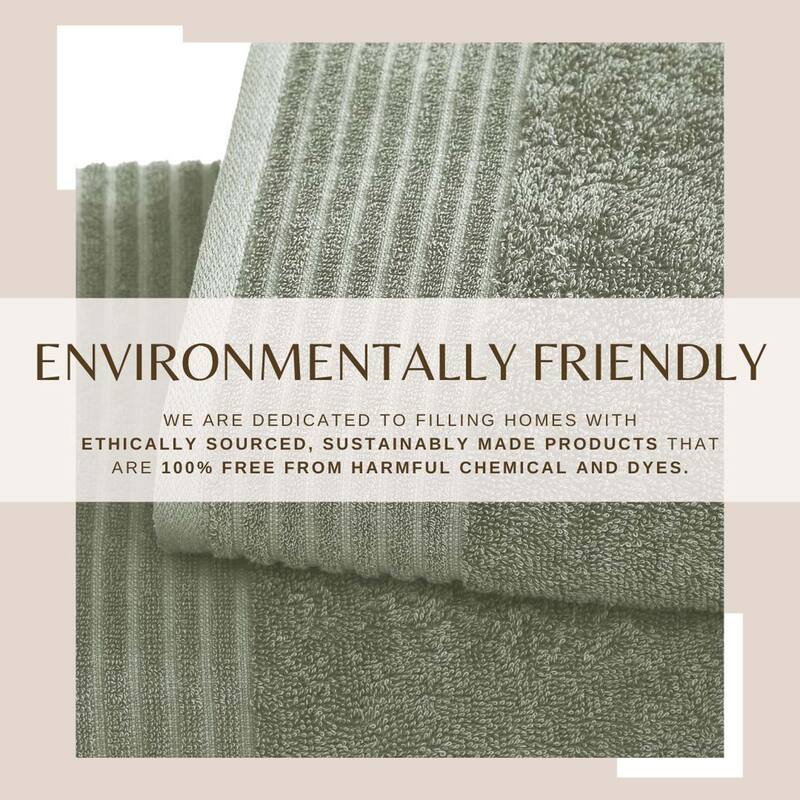 Linery & Co. 100% Featherspun Cotton Quick-Dry Bath Towel