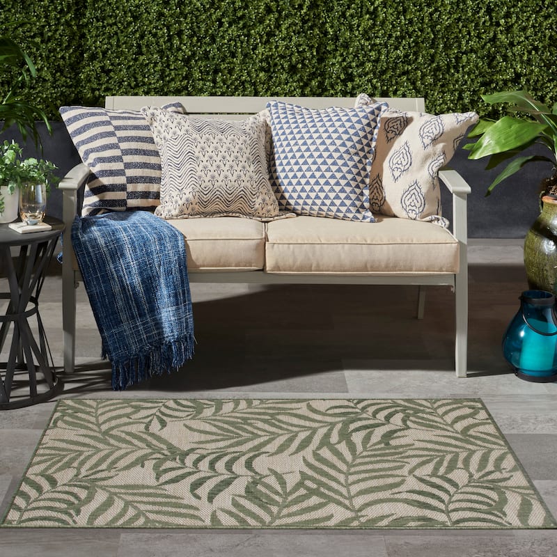 Nourison Garden Oasis Indoor/Outdoor Nature Area Rug