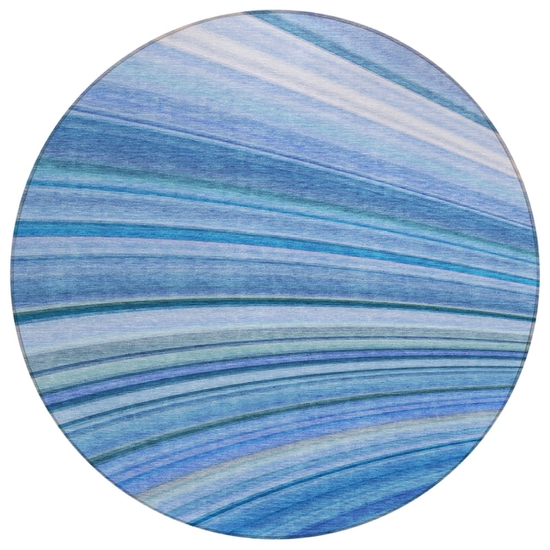 HomeRoots Abstract Transitional Rectangle Outdoor Rug