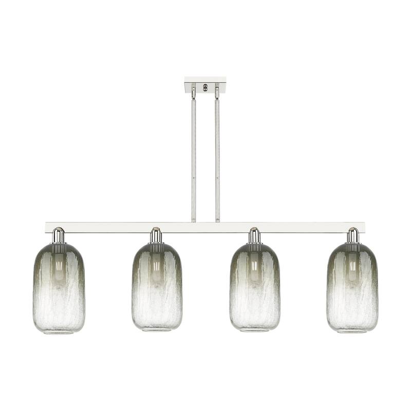 Innovations Lighting 716-4I-16-48 Brookhaven Cloche Linear Brookhaven - Polished Nickel / Slate