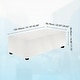 preview thumbnail 55 of 55, Stretch Foot Stool Cover Rectangular Square Foot Stool Slipcover White - 51.18"-62.99"