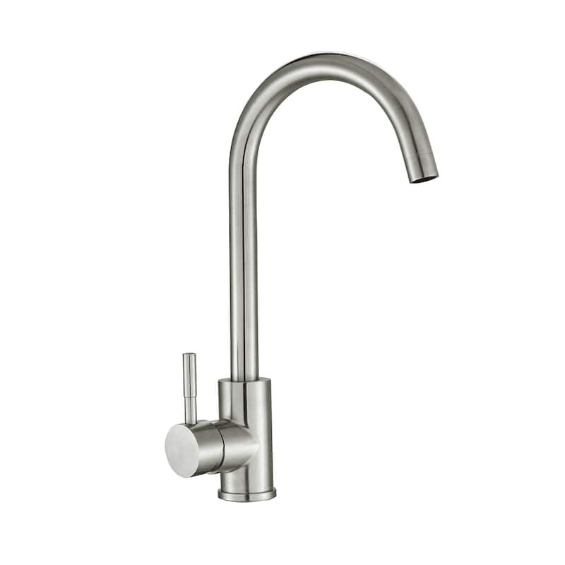 Single Handles Stainless Steel Kitchen Sink Faucet In Brushed Nickel