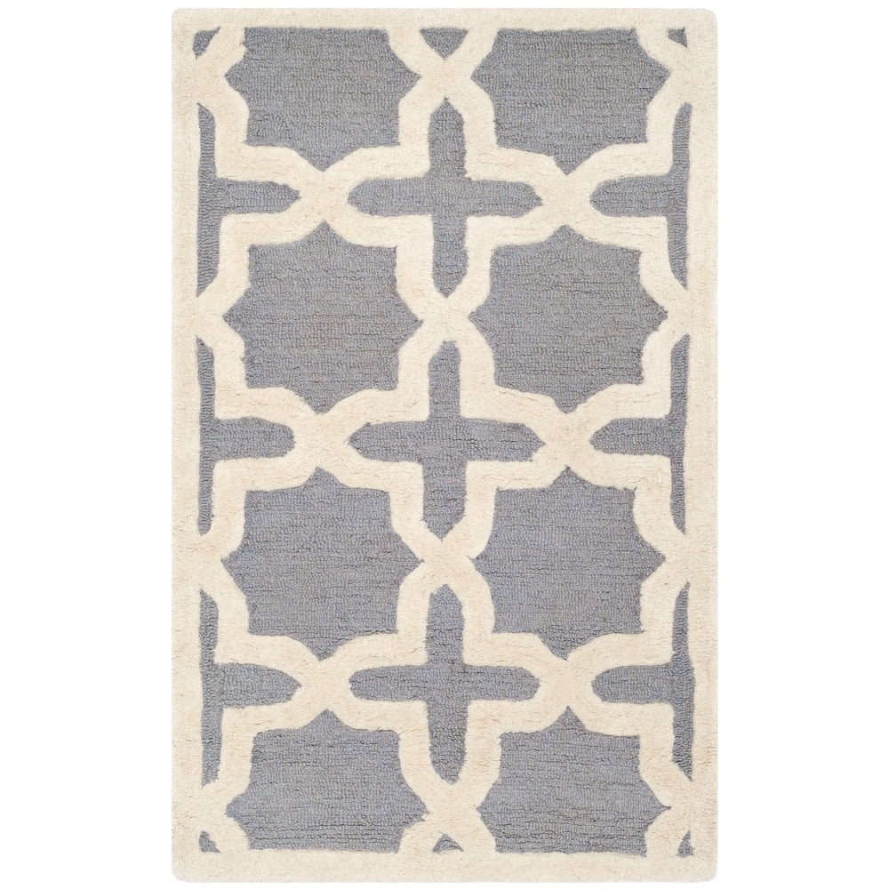 SAFAVIEH Handmade Cambridge Remedios Geometric Wool Rug