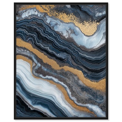 Acrylic Flow I Canvas by Art Remedy