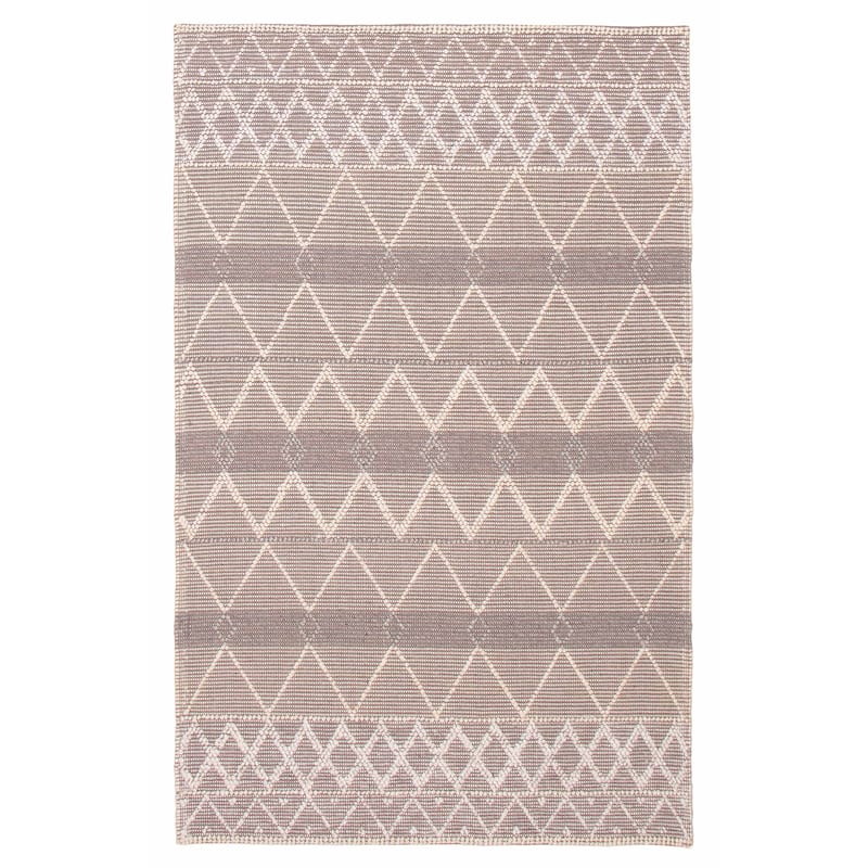 ECARPETGALLERY Braid weave Sienna Taupe Wool Rug - 6'0 x 9'4 - Taupe - 6'0 x 9'4
