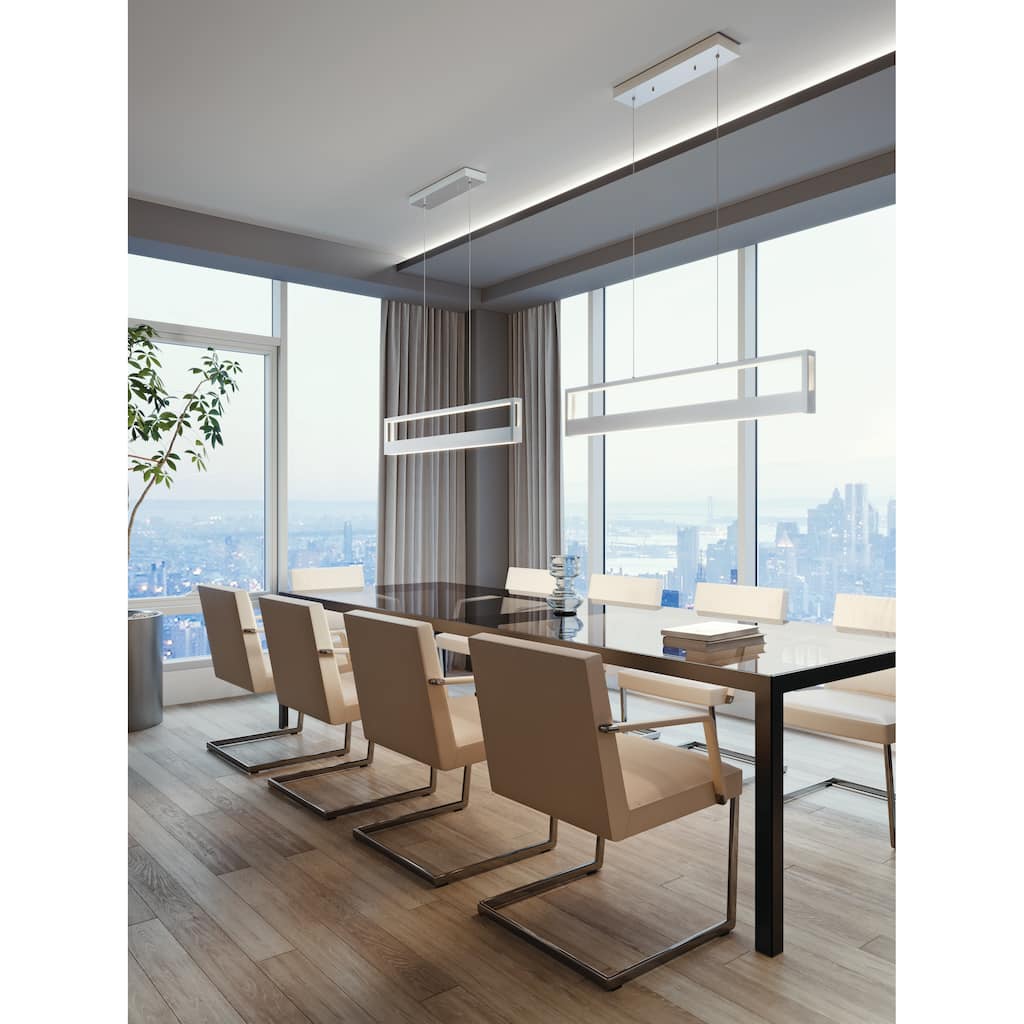 AFX Echo Pendant - White Finish - White Acrylic Shade