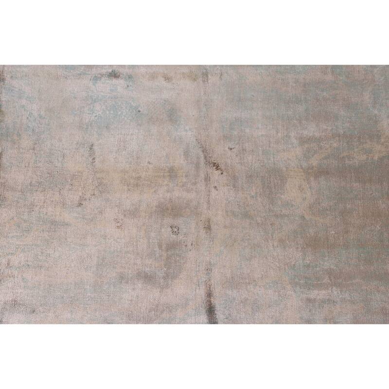 All-Over Abstract Modern Area Rug Handmade Wool Carpet - 5'1" x 7'11"