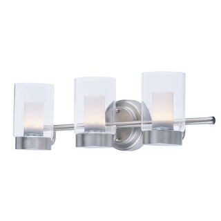 Mod 3-Light LED Vanity - satin nickel
