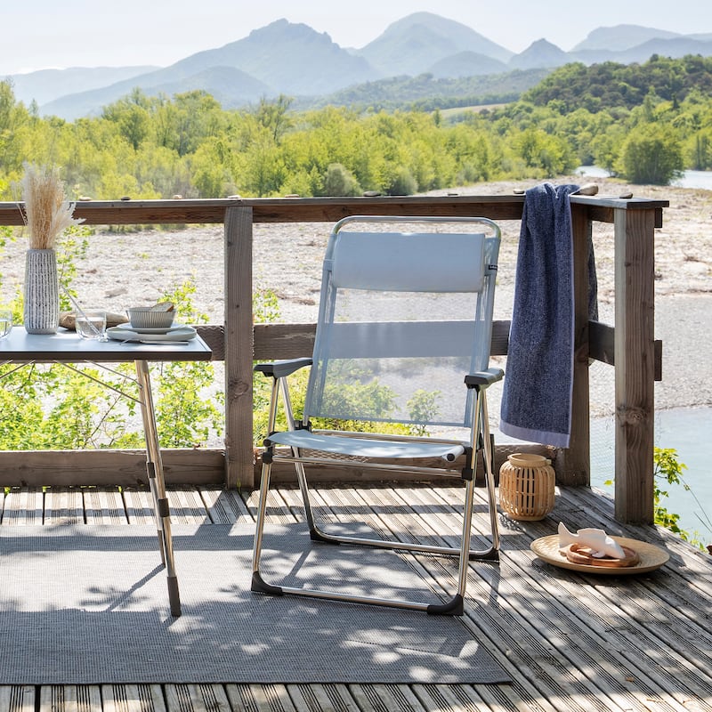 Lafuma Alu Cham XL Multi-Position Folding Armchair - Set of 2