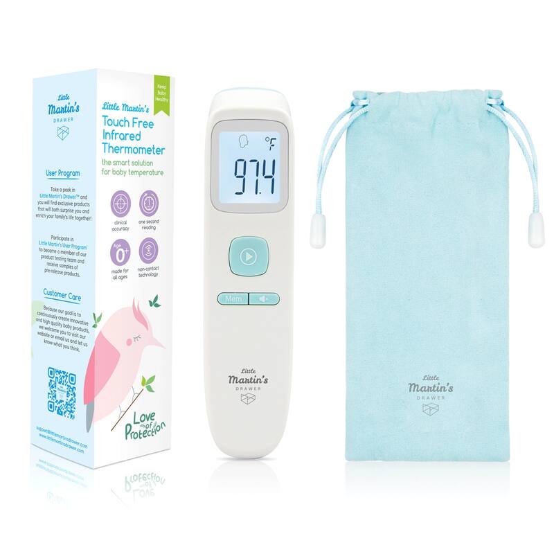 Little Martin's Non-Contact Forehead Infrared Thermometer - Blue