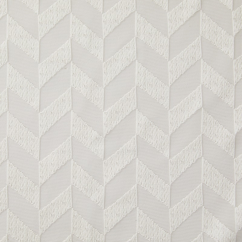 HLC.me Herringbone Lace Thick Semi Sheer Premium Grommet Top Window Curtain Panels Kids Room & Bedroom - Set of 2 Panels