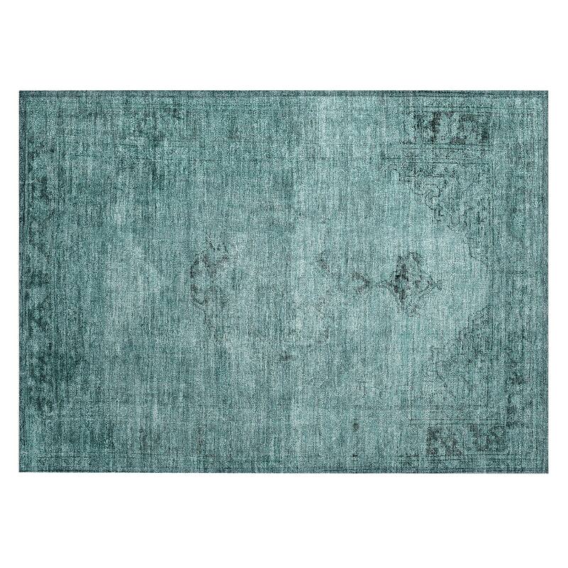 Machine Washable Indoor/ Outdoor Chantille Traditional Vintage Rug