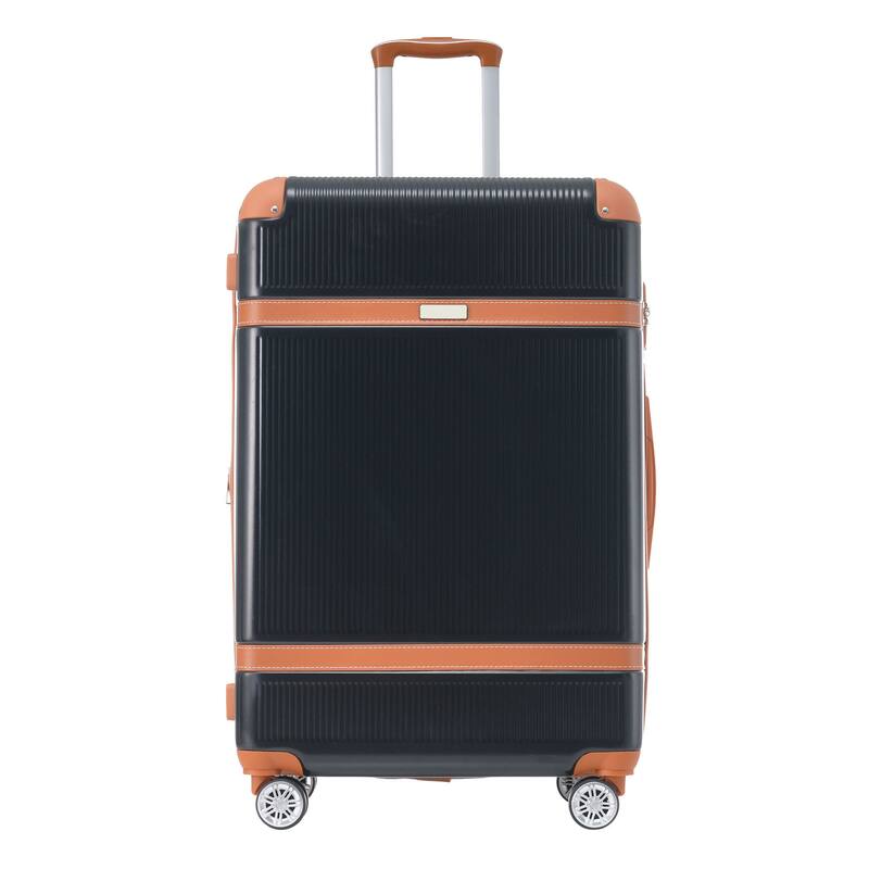 3 Piece Hardside Lightweight Luggage Sets with Double Spinner 8 Wheels and TSA Lock